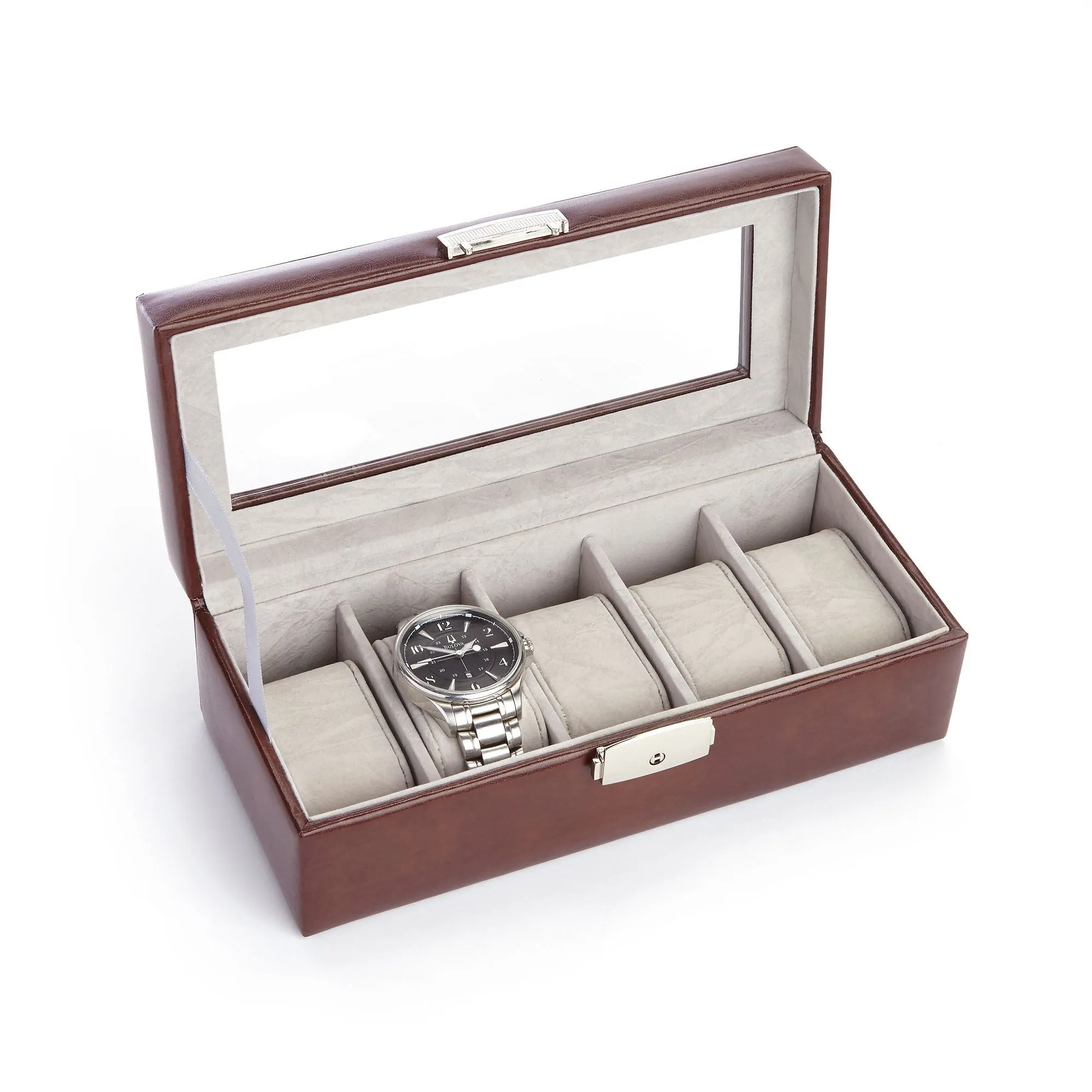 Royce Personalized Five Slot Watch Box