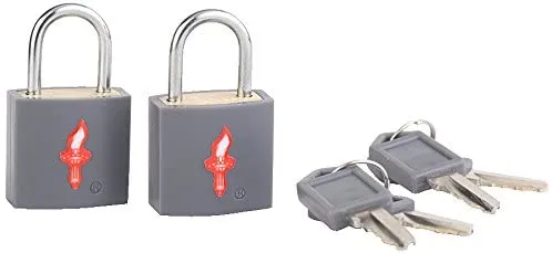 Safe Skies Padlock Double Set - Charcoal