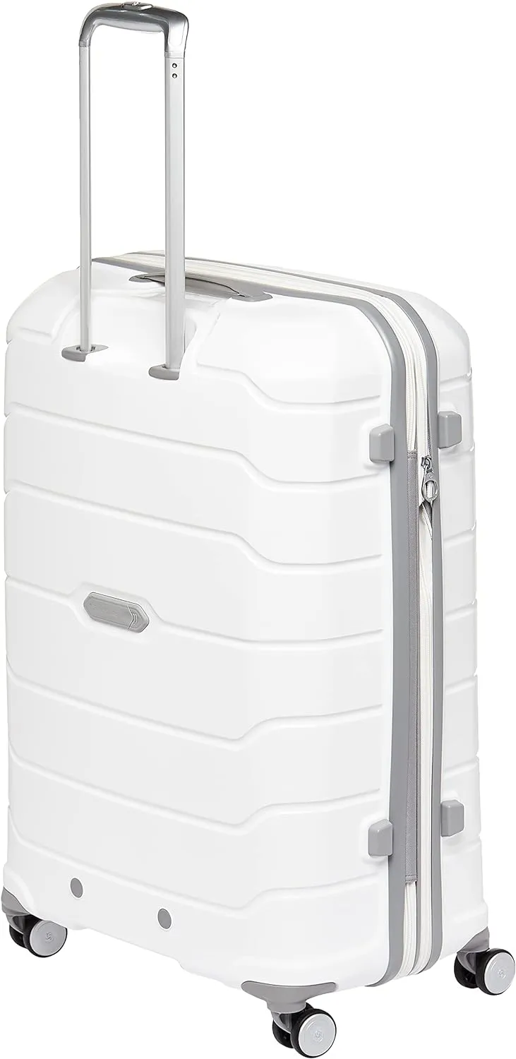 Travel Luggage, Expandable with Double Spinner Wheels