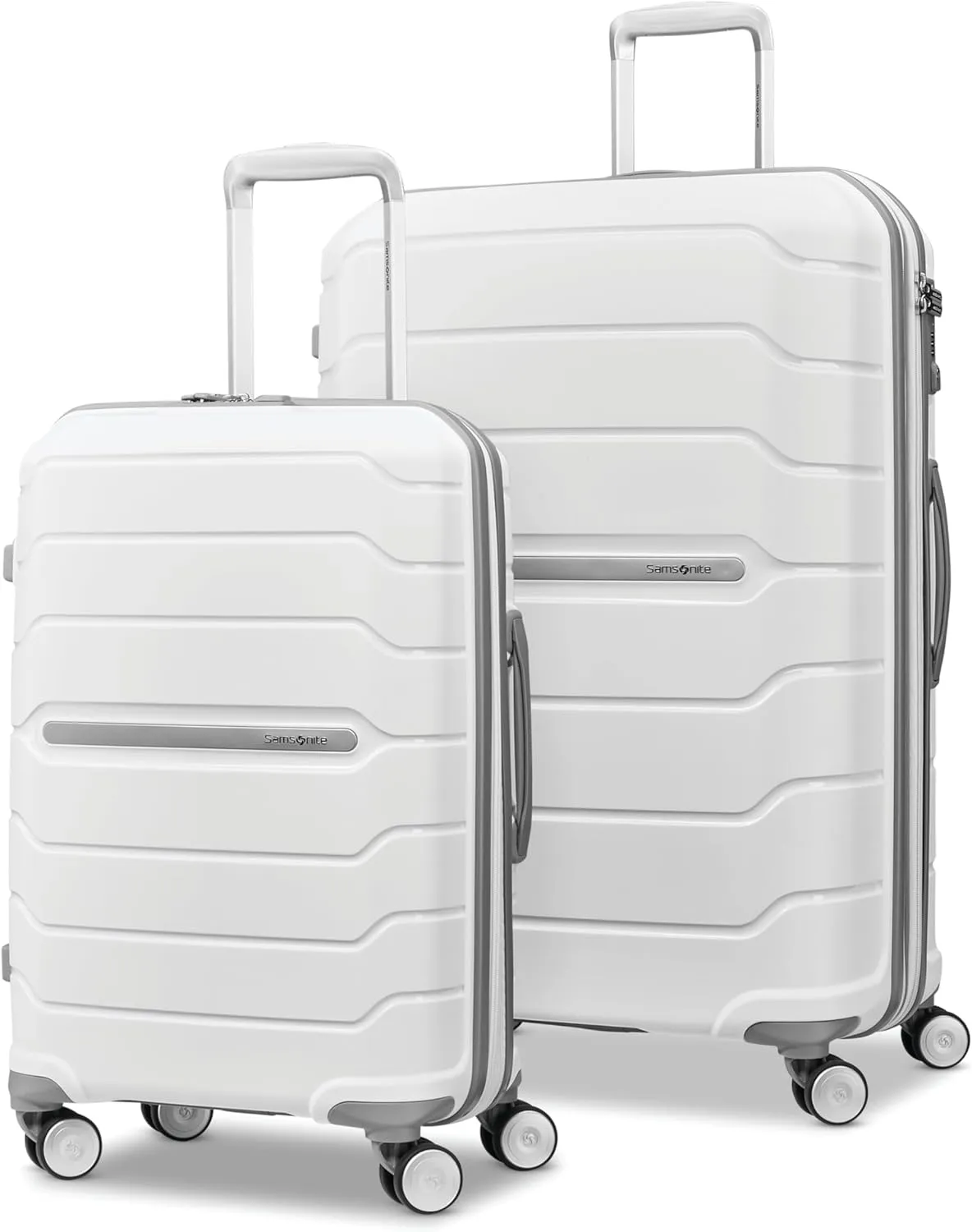 Travel Luggage, Expandable with Double Spinner Wheels