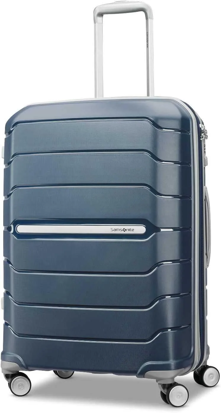 Travel Luggage, Expandable with Double Spinner Wheels