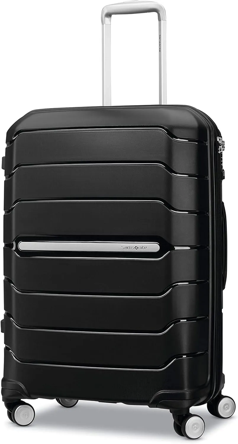 Travel Luggage, Expandable with Double Spinner Wheels