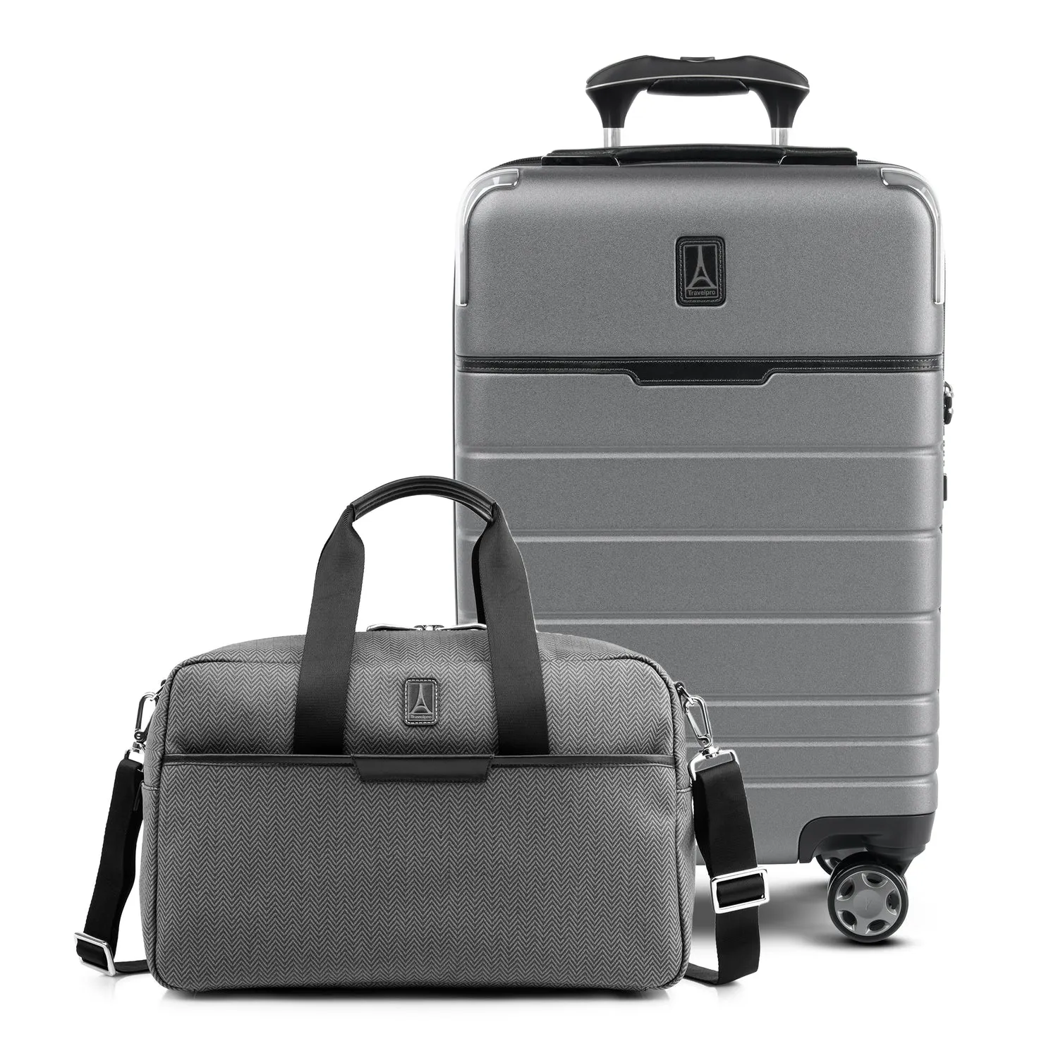 Travelpro® x Travel   Leisure Carry-on Spinner and UnderSeat Tote Luggage Set