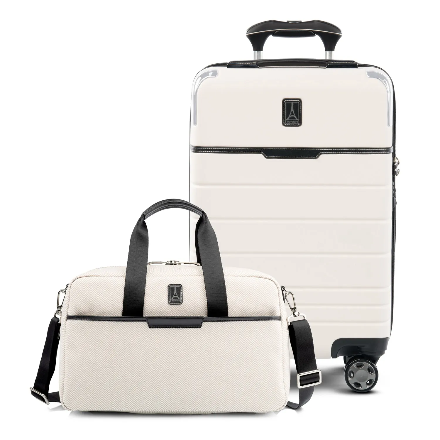 Travelpro® x Travel   Leisure Carry-on Spinner and UnderSeat Tote Luggage Set